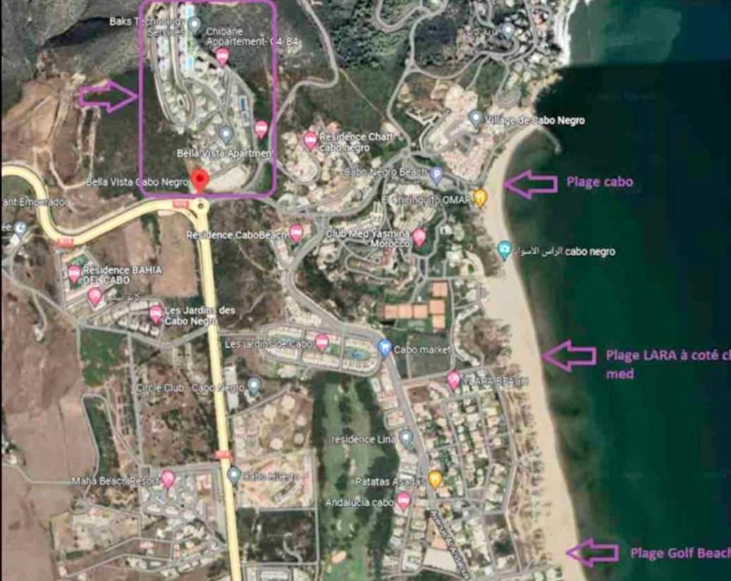 Complexe Bella Vista Cabo Negro Martil Mdiq Avec Piscines Plage Wifi Exteriér fotografie